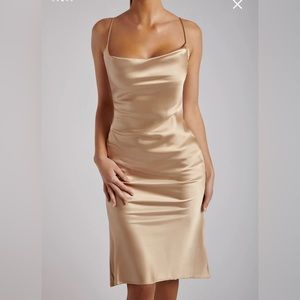 Meshki TABITHA
Cowl Neck Midi Dress - Champagne - Medium